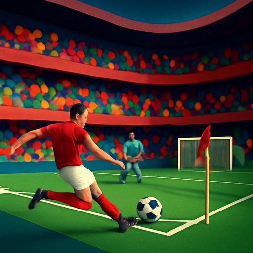 qq77 corner kick moment